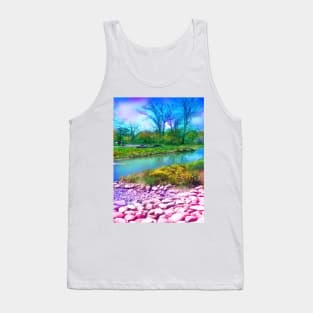 Colorful Scenic Nature of Springtime Tank Top